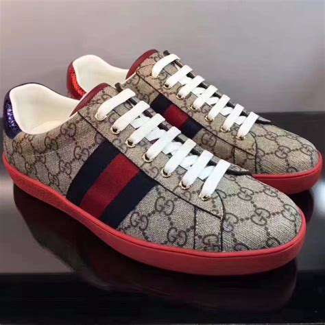 gucci ace gg supreme men's|Gucci Gg Supreme sneakers.